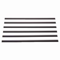 Jeu de 6 baguettes repose-plat finition noir Main Image