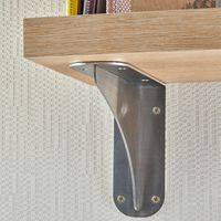 Support snack finition inox brossé -Lapeyre