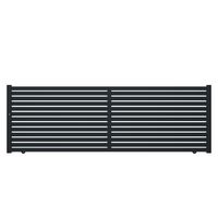 Portail coulissant VALENE aluminium gris anthracite RAL 7016 H.158 x l.475 Main Image