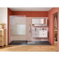 Plan double vasque L.121 cm céramique FORMEO | Lapeyre