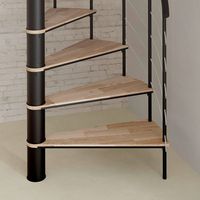 Escalier ETHAN en hêtre avec rampe Emma  - Lapeyre