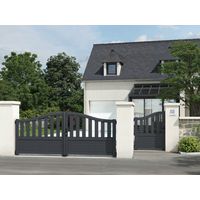 Portail battant SANCY bois sur mesure-Lapeyre