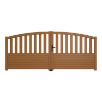 Portail battant bois LANDES avec accessoires réglables -Lapeyre