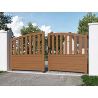 Portail battant bois LANDES sur mesure-Lapeyre