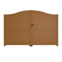 Portail battant bois ROQUEBRUNE avec accessoires réglables -Lapeyre
