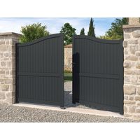 Portail battant bois ROQUEBRUNE sur mesure-Lapeyre