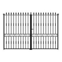 Portail battant SANTEUIL acier anti-co noir-Lapeyre