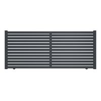 Portail coulissant VALENE aluminium gris-Lapeyre