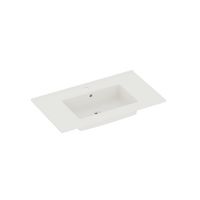 Plan céramique FORMEO blanc 1 vasque L.81 P.46 Main Image