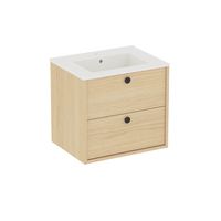 Plan vasque simple L.61 cm céramique FORMEO | Lapeyre