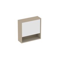 Armoire de toilette FABIAN gris argile  L.60 1 porte droite Main Image
