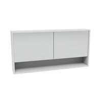 Armoire de toilette FABIAN blanc mat L.120 2 portes Main Image