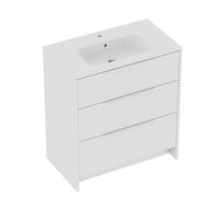 Plan vasque simple 81 cm céramique FABIAN | Lapeyre