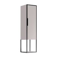 Colonne METAL2 structure métallique noire laqué beige 1 porte Main Image