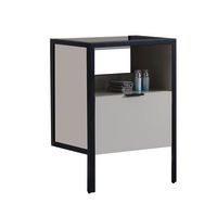 Meuble sous vasque 60 cm 1 tiroir metal 2- Lapeyre