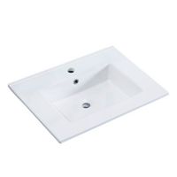 Vasque METAL2 L.60 cm céramique Main Image