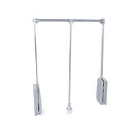 Penderie escamotable inox fixation laterale l.60 - 80 cm Main Image
