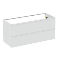 Sous-vasque YTRAC 2 tiroirs blanc mat poignée blanche l.120 Main Image