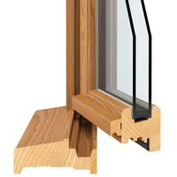 Fenêtre 2 vantaux Mitra chêne-Lapeyre