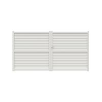 Portail battant VALINTIA alu blanc RAL 9016 H.182 x l.350 Main Image