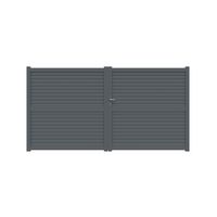 Portail battant VALINTIA alu gris anthracite RAL 7016 H.182 x l.350 Main Image