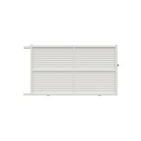 Portail coulissant VALINTIA alu blanc RAL 9016 H.181 x l.300 gauche Main Image