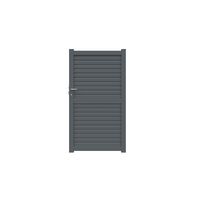 Portillon VALINTIA aluminium gris anthracite RAL 7016 H.182 x l.100 droite Main Image