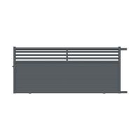 Portail coulissant VELIHA alu gris anthracite RAL 7016 H.179 x l.407 droite Main Image