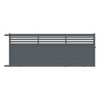 Portail coulissant VELIHA alu gris anthracite RAL 7016 H.179 x l.457 gauche Main Image