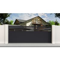 Portail coulissant aluminium Veliha | Lapeyre