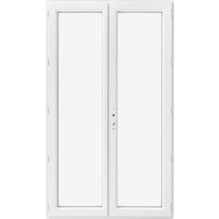 Porte-fenêtre Pria PVC 2 vantaux sans soubassement-Lapeyre