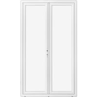 Porte-fenêtre Pria PVC 2 vantaux sans soubassement-Lapeyre