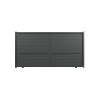 Portail coulissant VASSILI alu H.169xl.325 gris ant. 7016 droit+moteur Somfy LDD Main Image