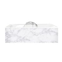 Habillage baignoire BENJAMIN droit+retour L.200 cm Carrare Main Image