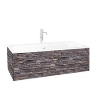 Habillage baignoire BENJAMIN droit+retour L.200 cm Parement Main Image