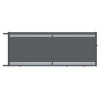 Portail coulissant VAHINA aluminium sur mesure Main Image