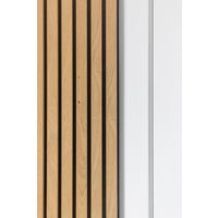Lot de 2 panneaux mur 277x30 cm Woodwall Effect 3D claustra | Lapeyre