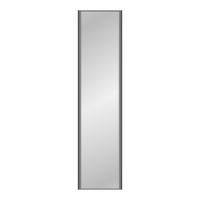 Vantail seul Glisseo 2 miroir argent profil gris H.246,1 x l.61 cm Main Image
