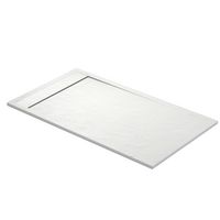 Receveur BALI 2 résine ardoise blanc extraplat à poser L.120 x l.90 Main Image