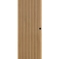 Porte coulissante RAPHAELLE chêne plaqué - avec serrure | Lapeyre