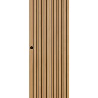 Porte coulissante RAPHAELLE chêne plaqué - avec serrure | Lapeyre