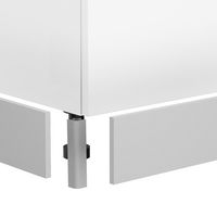 Jeu de 2 potelets 90° + 4 clips cappuccino Main Image