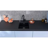 Plan de travail compact FÉNIX NOIR MAT sur-mesure EP.10 MM - Lapeyre