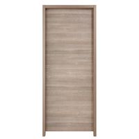 Bloc-porte RAPHY ** Gris flotté- Huisserie 90 - Ame Aggloméré - H.204 x l.73 D Main Image