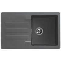Evier VOGUA synthèse gris béton mat 1 bac H.50 x L.81 Main Image