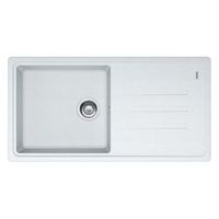 Evier MALTA synthèse blanc artic 1 bac L.97 x l.50 cm Main Image