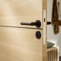 Bloc-porte ROXIE fin de chantier acoustique inserts inox | Lapeyre