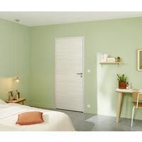 Bloc-porte ROXIE fin de chantier acoustique inserts noir | Lapeyre