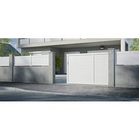 Portail coulissant PVC Arzal - Extérieur