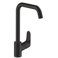 Mitigeur évier FOCUS  bec haut noir mat Main Image
